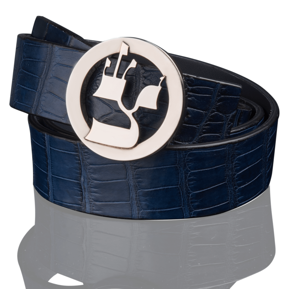 Crocodile leather belt david roytman